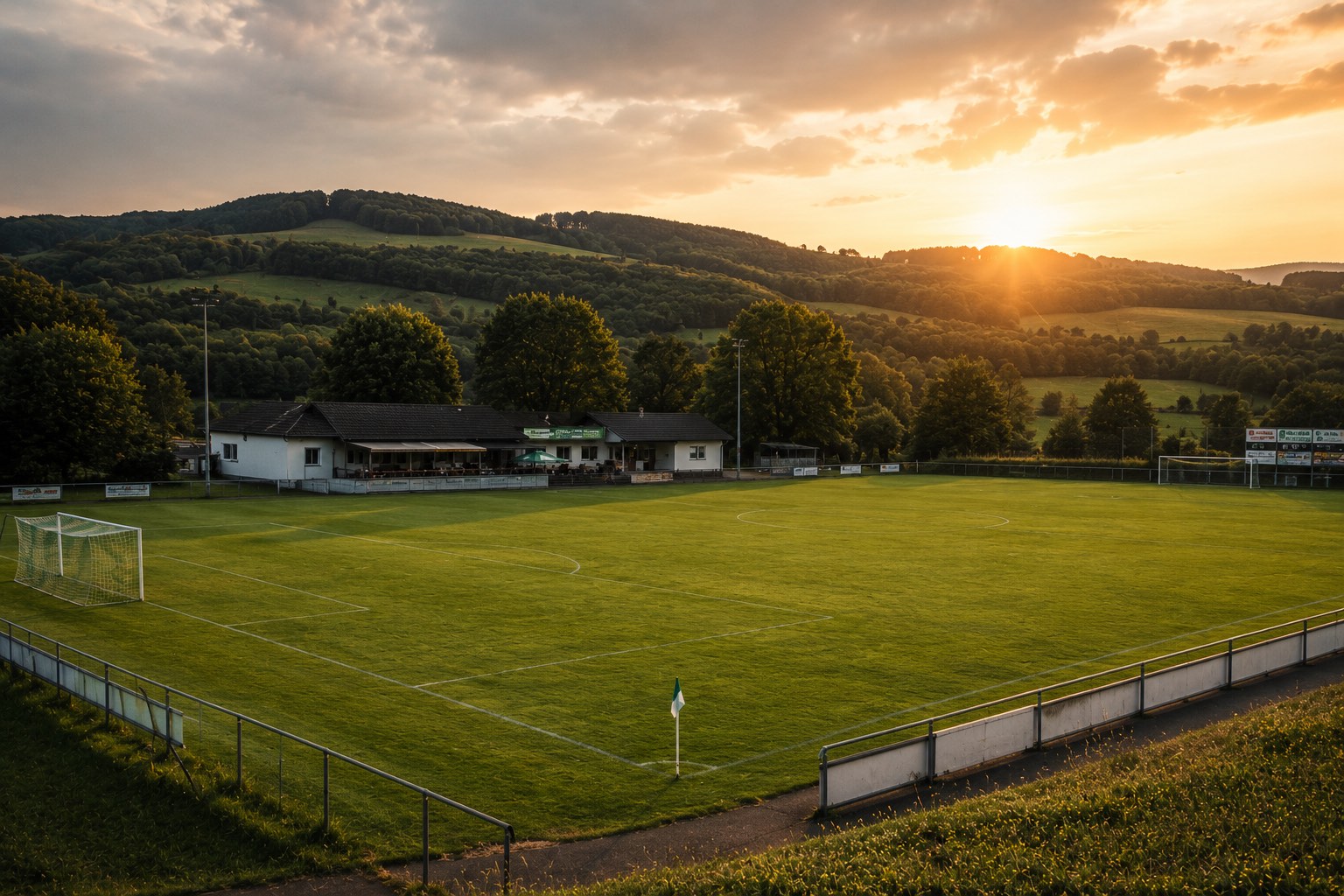 Fußballplatz im Saarland — IPSM Performance Mentoring fuer die Region Homburg